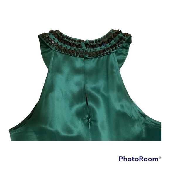 BCBGMAXAZRIA EMERALD DRESS - Picture 9 of 9